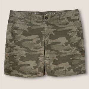 Sonoma Camo Cargo Bermuda Shorts Size 16